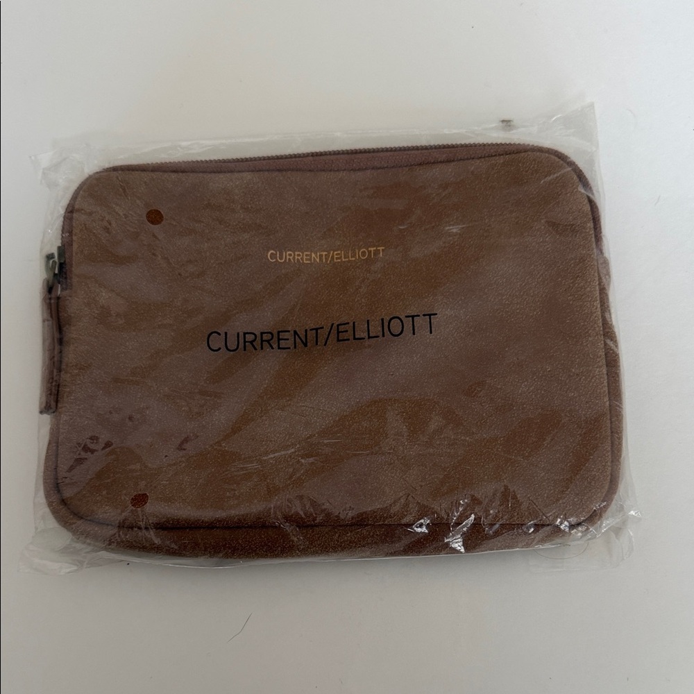 Current/Elliott Tan Zipper Pouch